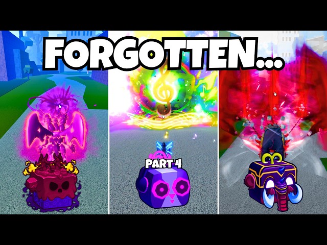 I Used 3 FORGOTTEN FRUITS To PvP In Blox Fruits... (Part 4)