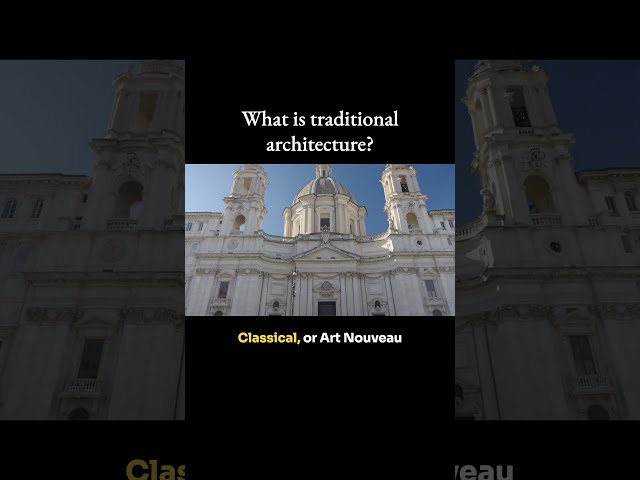 What is Traditional Architecture #architecture