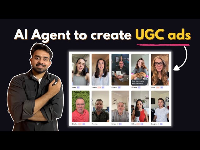 AI Automation to create UGC AI ads