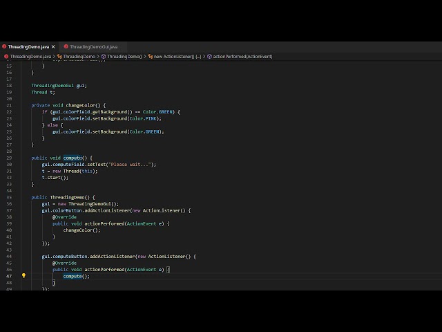 Java Swing Threading Basics