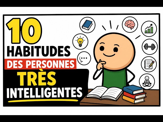 10 habitudes étranges des personnes très intelligentes (la 3e reste un mystère)