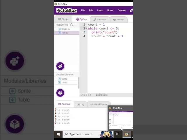 This Python Loop Runs 5 Times… But WHY? #codingforbeginners #kidscoding #pictoblox #pythonforkids