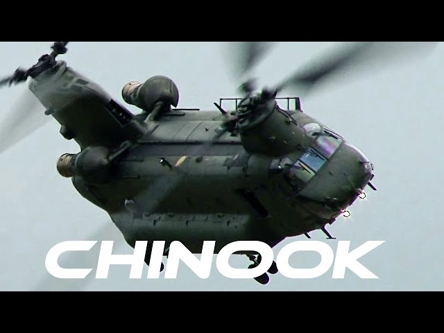 RAF Boeing CH-47 Chinook Demo Riat 2016