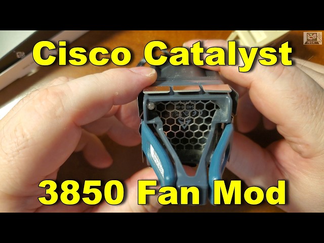 Cisco Catalyst 3850 silent fan modification