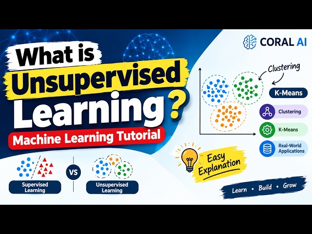 What is Unsupervised Learning | Machine Learning Tutorial | CORAL AI