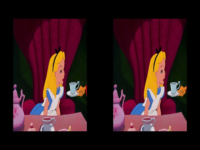 Alice Au Pays Des Merveilles 1951 VR 3D SBS - Un joyeux non-anniversaire