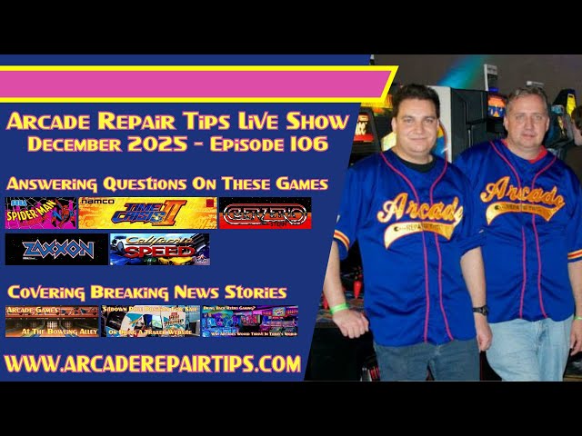 Arcade Repair Tips - Live Show Episode 106 - Electrotechnical Knowledge for Christmas