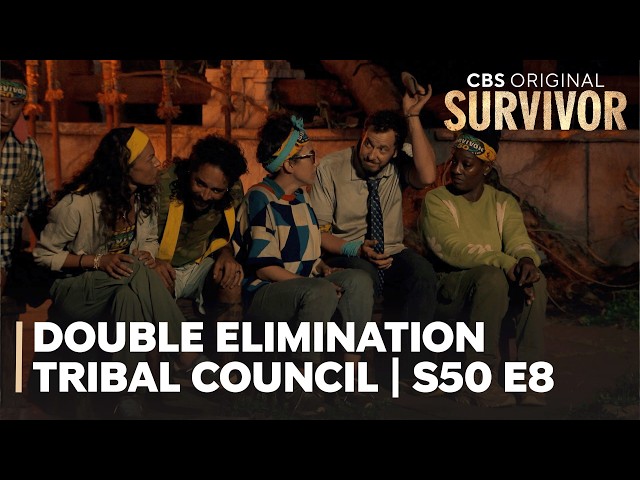 Survivor 50 - Double Elimination Tribal Council | Episode 8