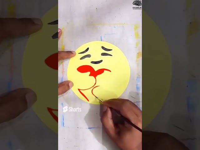 How to draw Care emoji easy #shorts