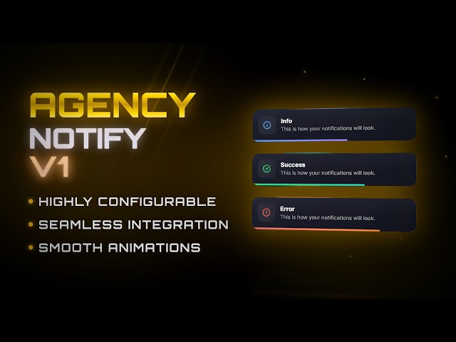 Agency Notify V1 Showcase