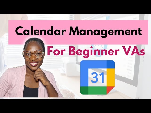 Calendar Management for Beginners | Virtual Assistant Tutorial (Step-by-Step Guide)