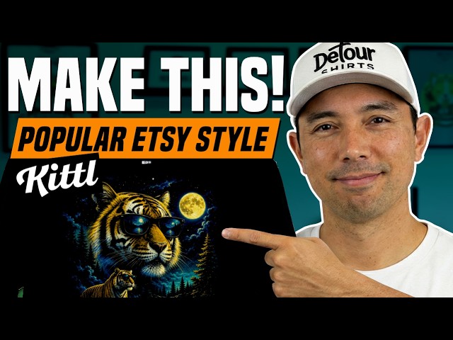 Popular Vintage Wildlife TShirt Kittl Tutorial! Prompts Included