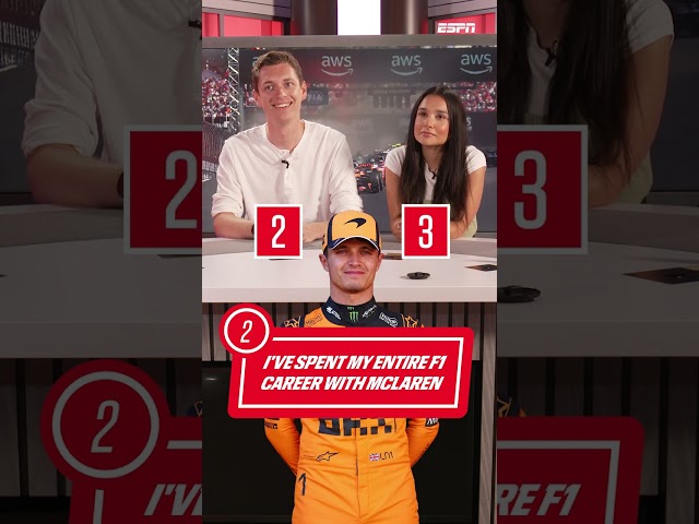 How quickly can you guess the F1 driver? 🤔