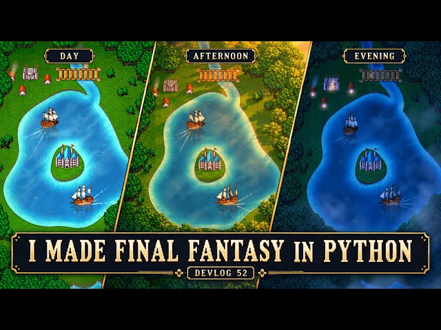 I Created Final Fantasy Using Python - World Map