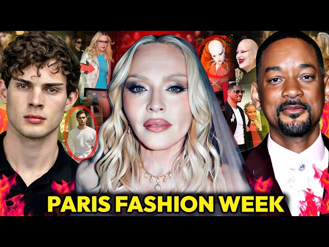 TOXIC PARIS FASHION WEEK: MADONNA EXPOSES HERSELF, CLAVICULAR BOMBS RUNWAY & JADA SHOVES WILL SMITH