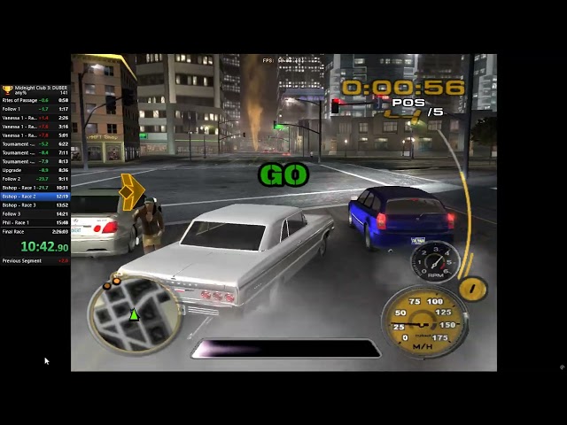🥉 Midnight Club 3 Any% Speedrun - 2:24:46 (Zero Restarts)