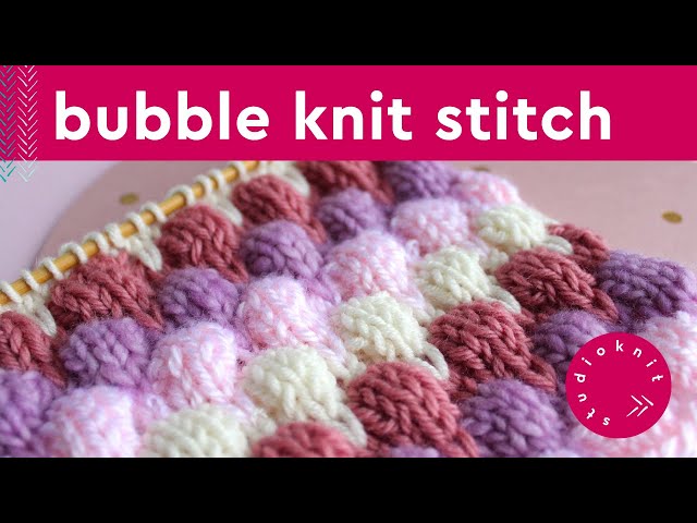Bubble Stitch Knitting Pattern (Original)