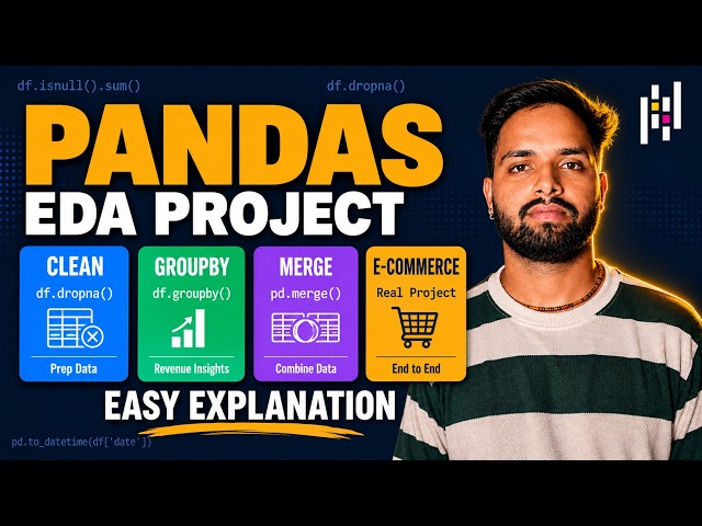 Pandas EDA Project in Hindi | E-Commerce Dataset Analysis | Complete Data Science Project