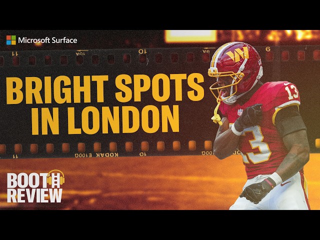 🇬🇧 LONDON SHOWDOWN: Commanders Fall To Colts 30-13 | Booth Review | Washington Commanders | NFL