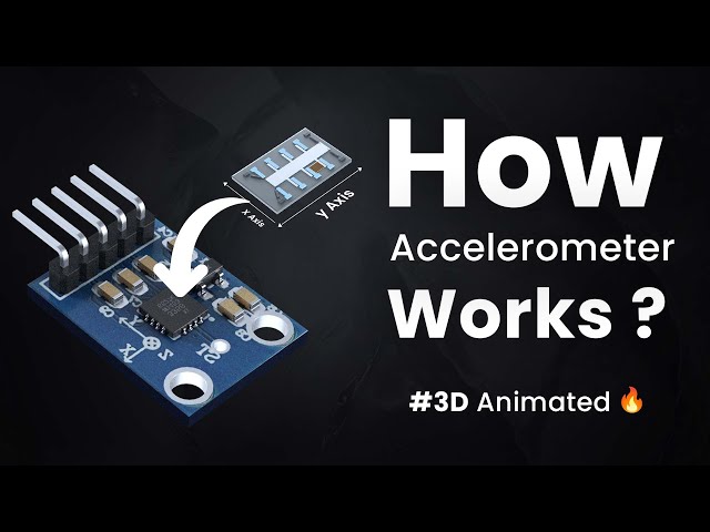 How Accelerometer ADXL335 Works ? | 3D Animated 🔥
