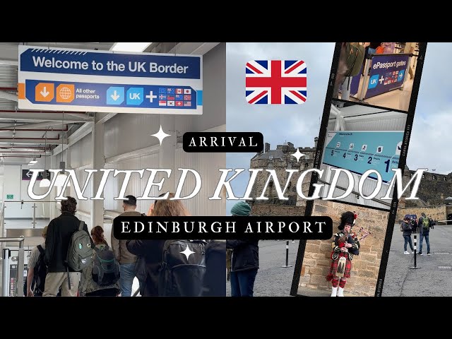 Edinburgh Airport Arrival Procedure, Immigration - Enter UK