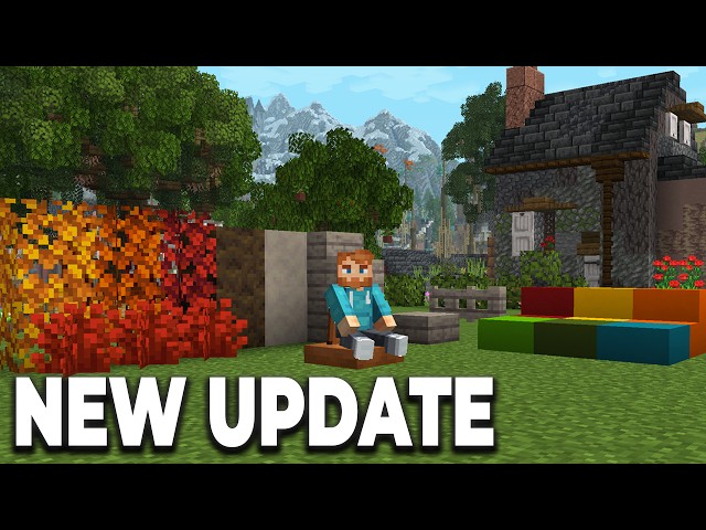 NEW UPDATE!!! CREATIVE BUILDING in my Minecraft World
