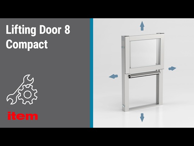 How is the item Lifting Door 8 Compact assembled and installed?
