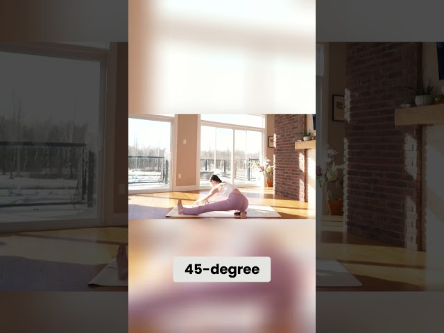 Deep hip and hamstring stretch