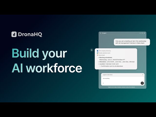 Meet DronaHQ Agentic AI Platform | Build agents on enterprise data and tools