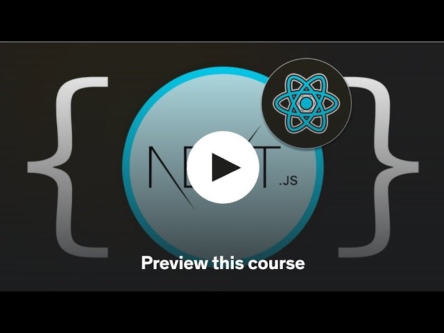 Next.js & React - The Complete Guide (incl. Two Paths!)