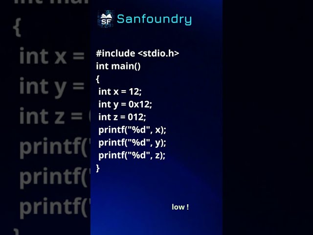 C Language Problem 17 | Sanfoundry | #Shorts