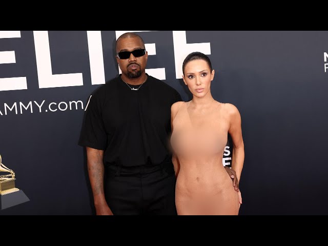 Bianca Censori Goes NUDE on GRAMMYs Carpet With Kanye West
