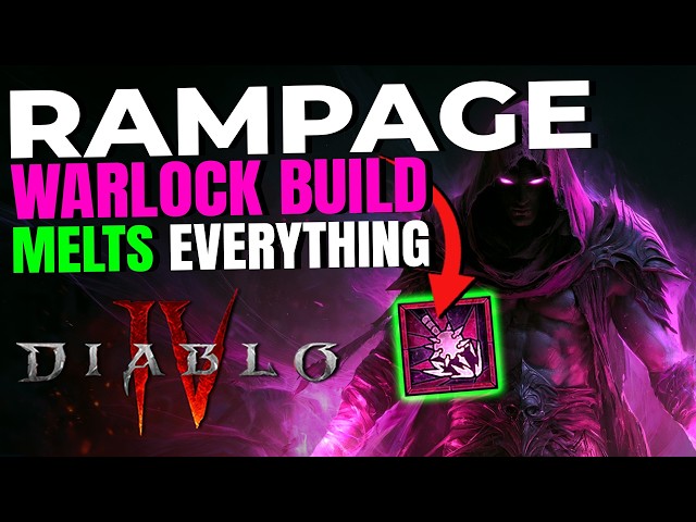 This RAMPAGE Warlock Build DELETES BOSSES in Diablo 4 Season 15!