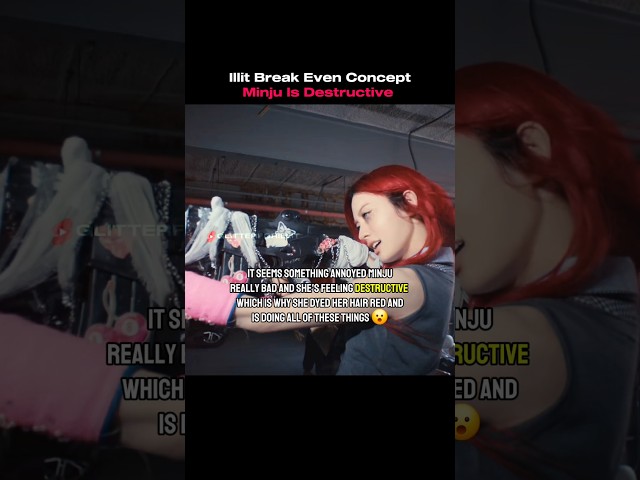 Minju's revenge era and I'm here for it ❤️‍🔥 #illit #minju #minjuillit #breakeven #shorts