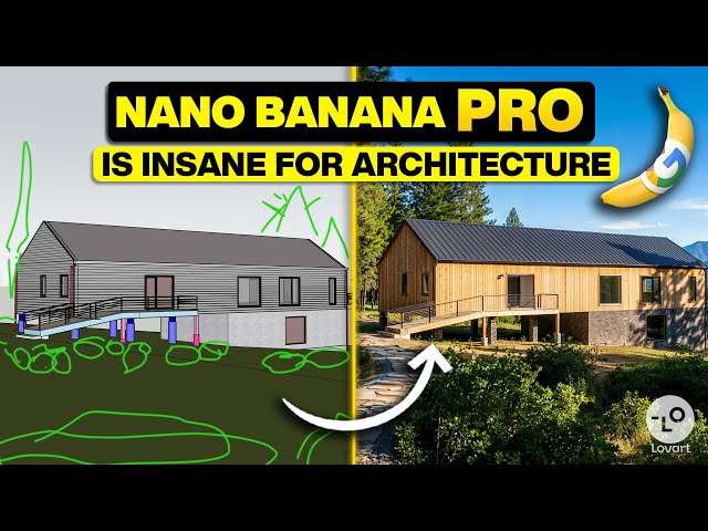 Nano Banana PRO is INSANE for Architecture! 5 NEW Ways to Use It With Lovart