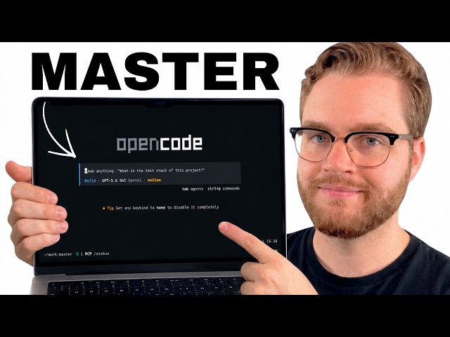 OpenCode Tutorial for Beginners: Learn 90% Of OpenCode in Under 25 Minutes