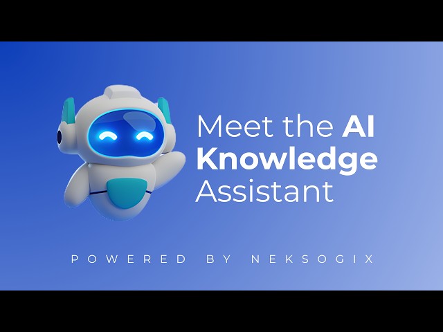 AI-Powered Knowledge Assistant By Neksogix | Instant Access to Data