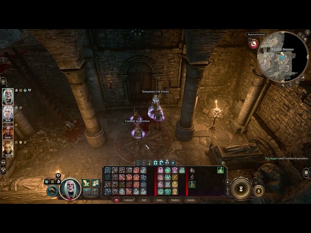 Bard Combat Inspiration lasts until Long Rest so you can pre cast on all party members before fight