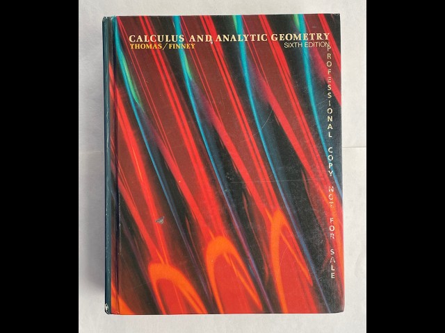 Thomas and Finney Calculus