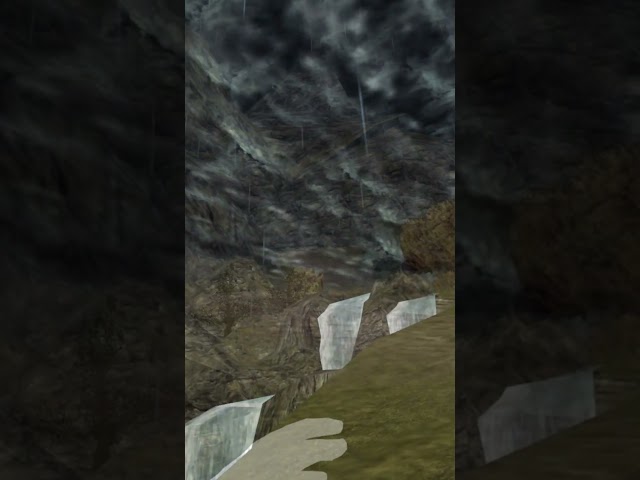 The Gothic VR project #083: A rainy day in the colony in VR