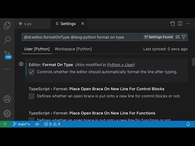 VS Code tips — Automatic indention for Python