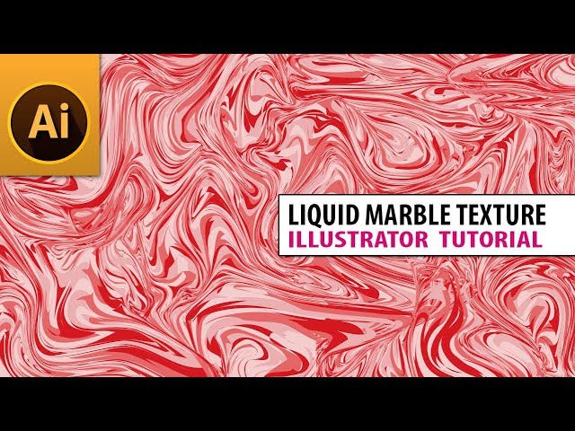 Illustrator Liquid Marble Texture Effect Tutorial