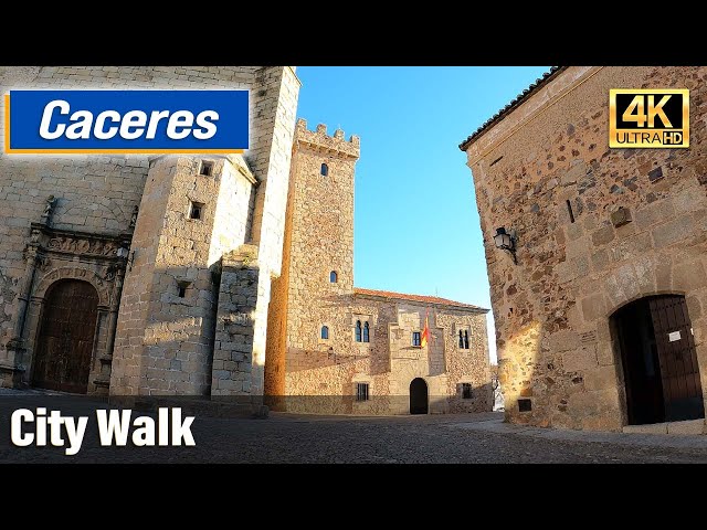 Caceres - most beautiful City in Spain?  (Extremadura) 4K