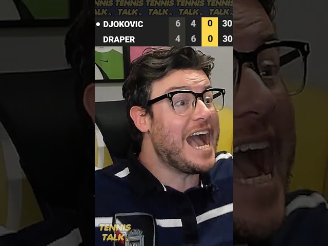 Djokovic RALLY OF THE YEAR vs Draper at Indian Wells 2026 🤯 #tennis