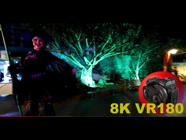HALLOWEEN AT DREAMWORLD 2022 WALKTHROUGH...where are you? 8K/4K VR180 3D (Travel Videos/ASMR/Music)