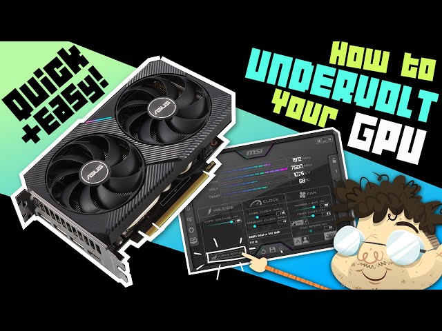 How to undervolt your GPU - EASY TUTORIAL!