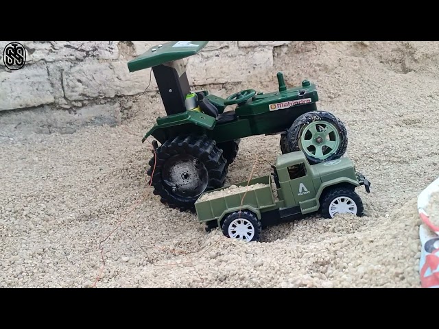 RC Tractor & Army Truck Off Road Test 🔥 | Bajri Mein Kiski Power Zyada?