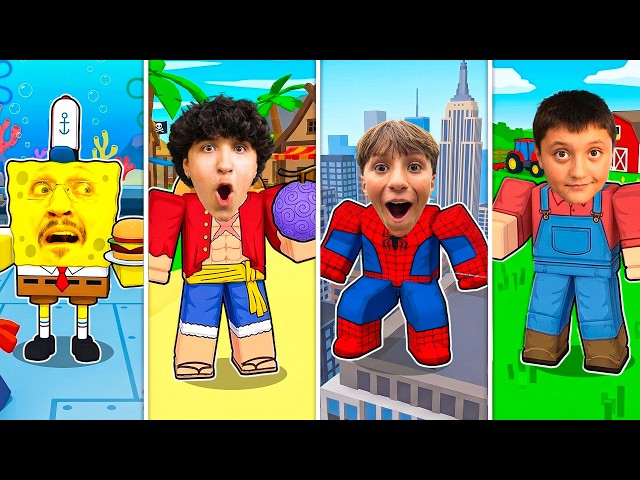 WEIRD ROBLOX GAMES WE CAN’T STOP PLAYING! | FGTeeV