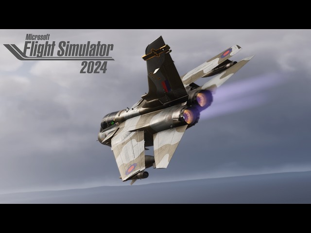 Microsoft Flight Simulator 2024 | Panavia Tornado GR.1 | Low,Fast & Loud Through The Mountains.