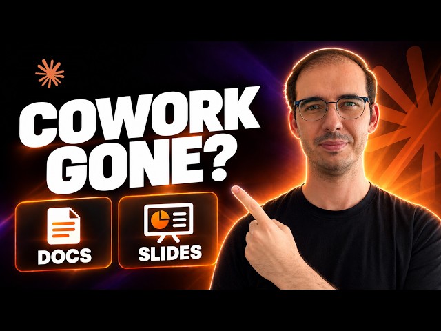 Claude Cowork Update + 2 New Tools (Docs & Slides)